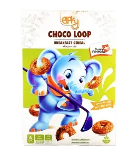 غلات صبحانه الفی حلقه کاکائویی 300 گرمی_Elfi