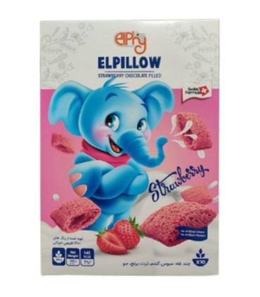 غلات صبحانه توت فرنگی بالشتی الفی 300 گرم_Elfi