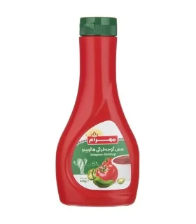 سس گوجه فرنگی هالوپینو مهرام مقدار 400 گرم