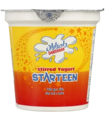 ماست همزده پرچرب استارتین دامداران 750گرم|DAMDARAN