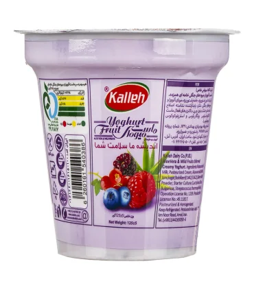 ماست میوه‌ای آلوئه‌ورا 125گرمی کاله‌-CALLE