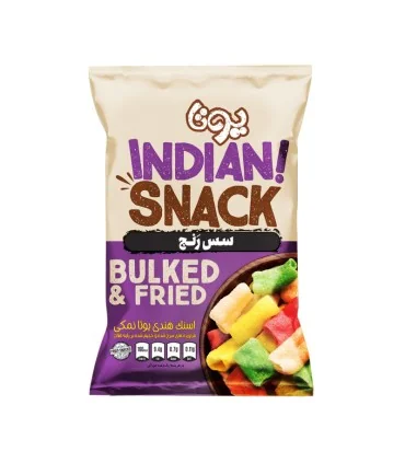 اسنک هندی با طعم سس رنج یوتا نمکی 80 گرم