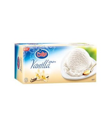 بستنی یک لیتری وانیلی میهن