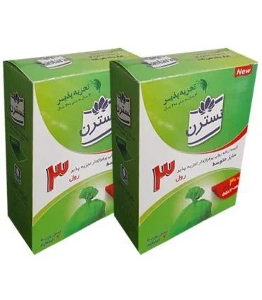 کیسه زباله نسترن 3 رول 300 گرم|Nastaran