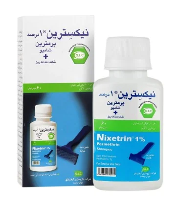 شامپو نیکسترین 1 درصد پرمترین 60 میلی لیتر