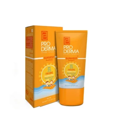 کرم ضد آفتاب کودک SPF35 پرودرما 40 میلی لیتر