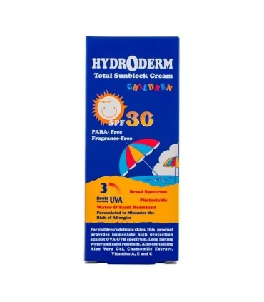 کرم ضدآفتاب کودک SPF30 هیدرودرم 50 میلی لیتر