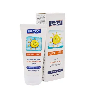 لوسیون ضد آفتاب کودک فیزیکال ایروکس SPF40