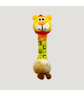 جغجغه دمبلی شیرشاه کودک|اسباب‌بازی ایمن تقویت مهارت دست نوزاد