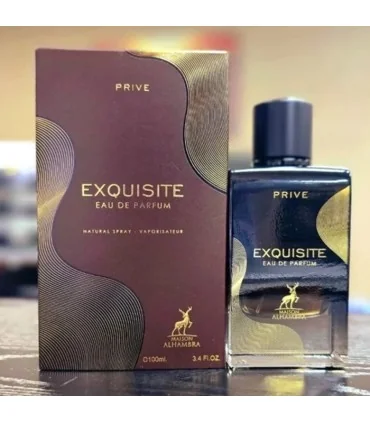 ادکلن ادو پرفیوم مردانه الحمبرا مدل Exquisite Prive حجم 100 میلی لیتر