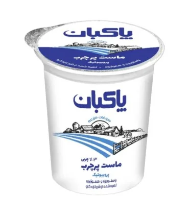 ماست پروبیوتیک پر چرب 3٪ چربی پاکبان 450 گرمی