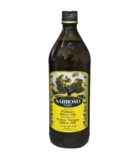 روغن زیتون شیشه 1000 گرم سابروسو_Sabroso
