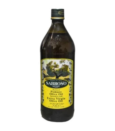 روغن زیتون شیشه 1000 گرم سابروسو_Sabroso