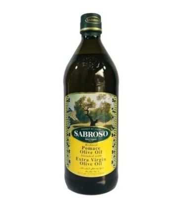 روغن زیتون شیشه 1000 گرم سابروسو_Sabroso