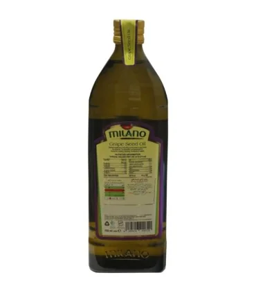 روغن گیاهی هسته انگور 750 میلی لیتر میلانو_Milano